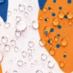 LAGarden Rectangle Tablecloth with Lemon Orange Seagull Print 43"x57"