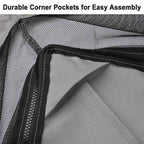 Yescom 8' x 8' Gazebo Canopy Replacement Top 2-Tier