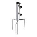 Yescom Galvanized Steel Beach Umbrella Anchor for Poles D1 7/16"