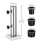 Yescom Stainless Steel Umbrella Mount to Deck/Dock/Concrete for 2 1/8"