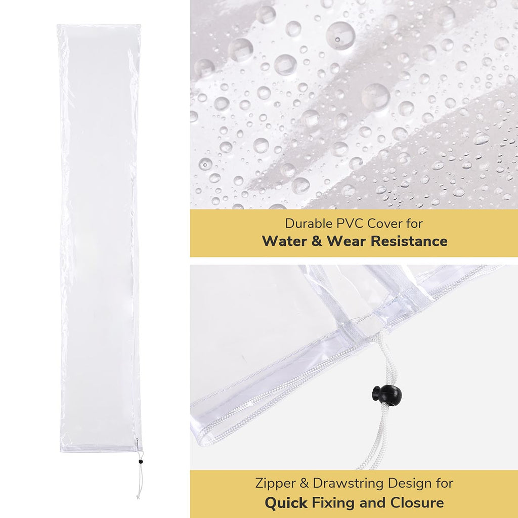 Yescom Waterproof PVC Patio Outdoor Umbrella Cover Bag 8-9ft
