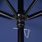 Yescom 7.5ft Patio Umbrella Crank and Tilt 6-Rib