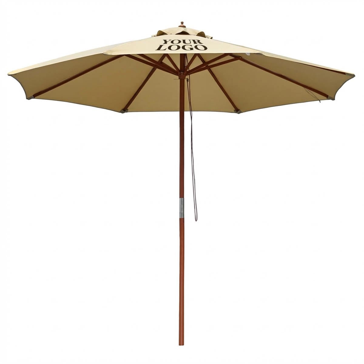 Yescom Custom Patio Umbrellas for Restaurant, Cafe - 9ft Wooden
