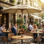 Yescom Custom Patio Umbrellas for Restaurant, Cafe - 9ft Wooden
