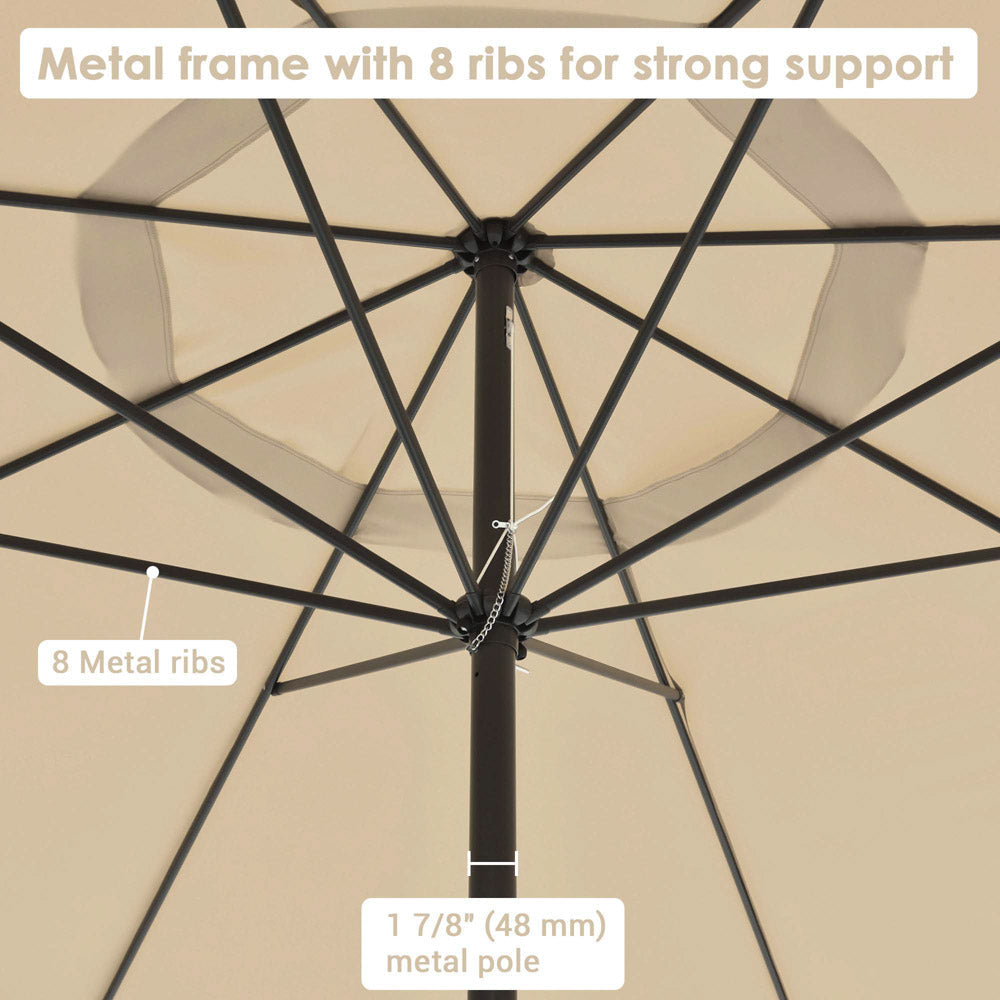Yescom 13ft Outdoor Patio Market Garden Table Umbrella
