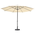 Yescom 13ft 8-Rib Outdoor Patio Umbrella with Base