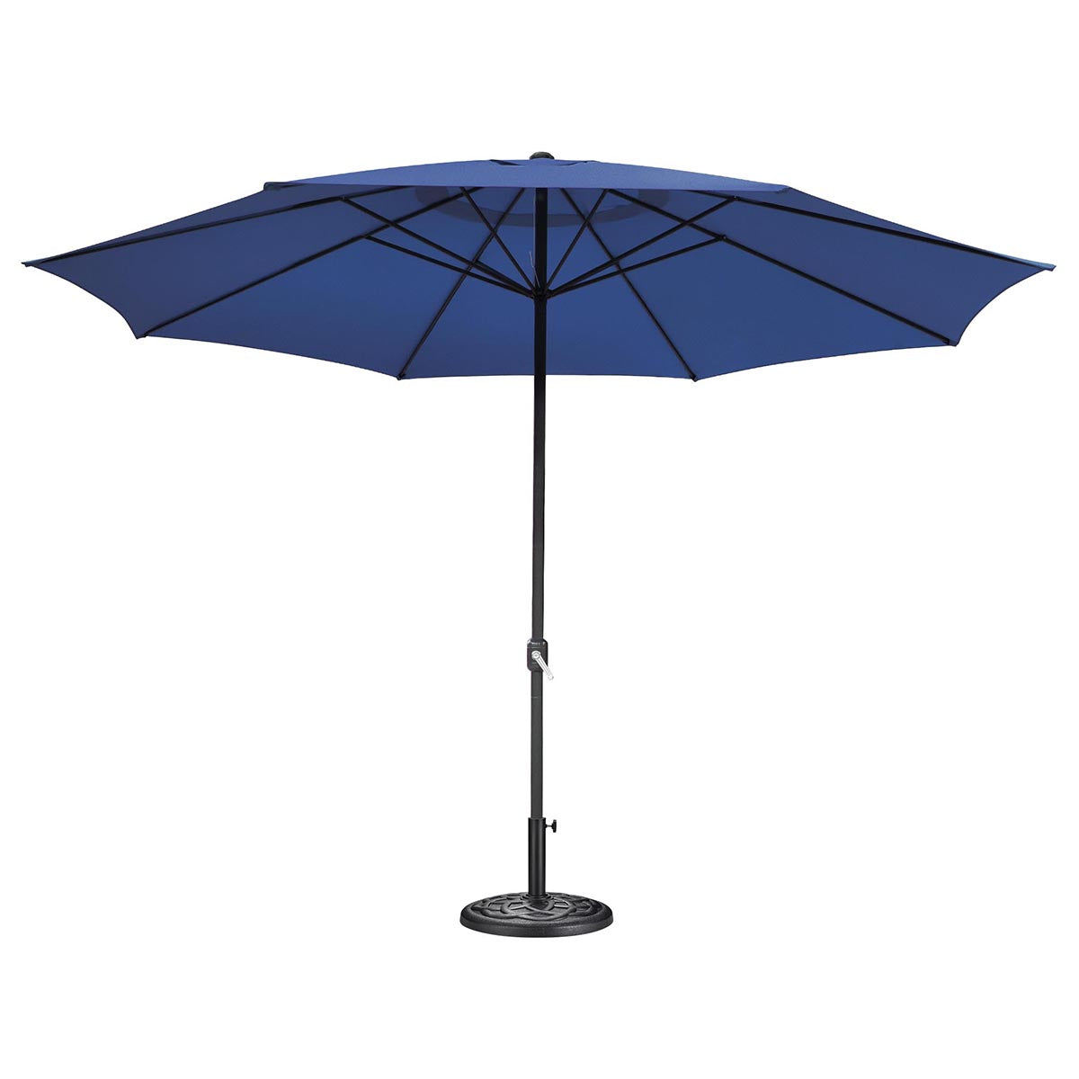 Yescom 13ft 8-Rib Outdoor Patio Umbrella with Base
