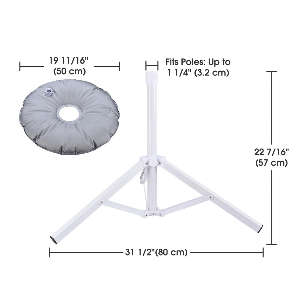 Yescom Beach Umbrella Base Holder for Poles D1 1/4"