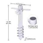 Yescom Beach Umbrella Anchor for Poles D1 1/4"