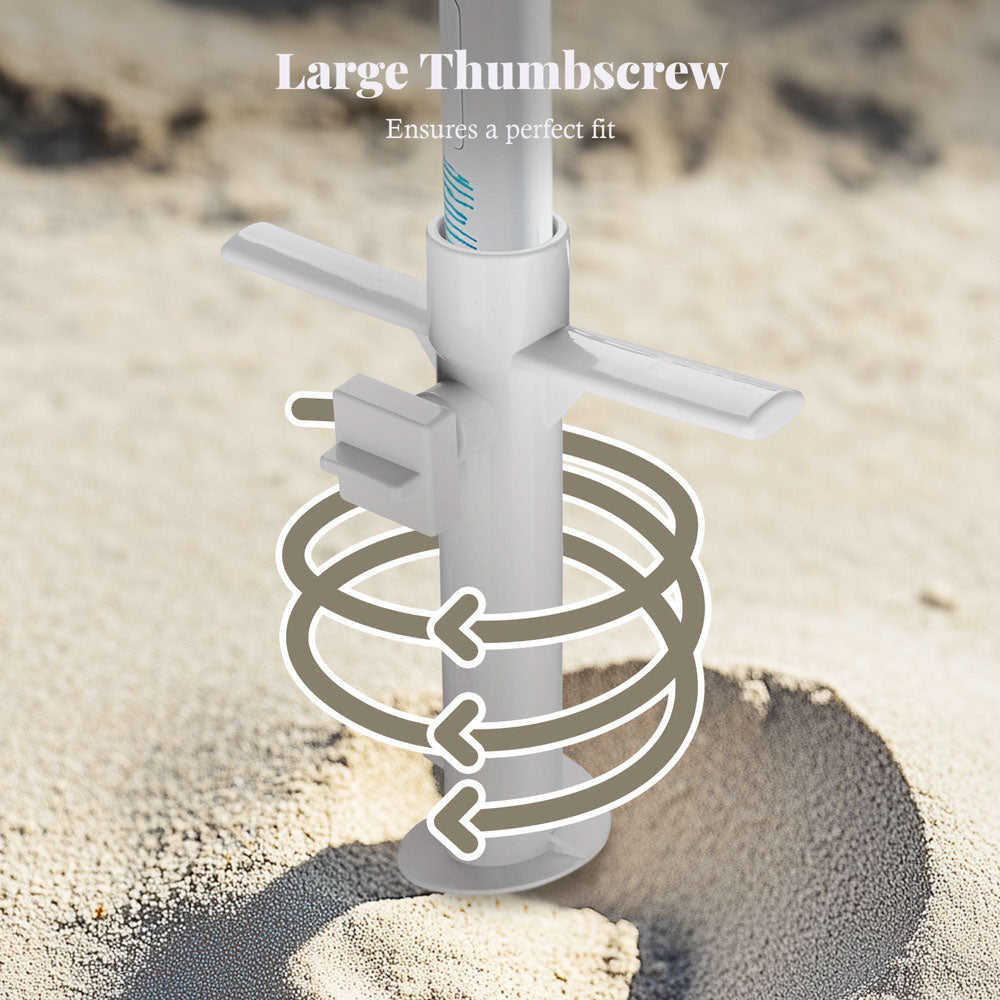 Yescom Beach Umbrella Anchor for Poles D1 1/4"