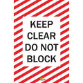 FloorSign,0.03"D,36"H,Vnyl,Adhesv