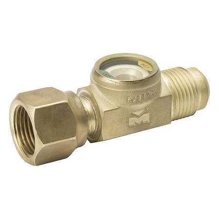 Sight Glass, 5/8 in, Flare, Brass