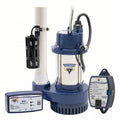 SubmersibleSumpPump,20ft,13.375in,115VAC