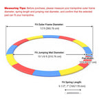 Yescom 12 Foot Trampoline Pad Safety Pad Rainbow Padding