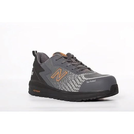 Men's Athletic Shoe, Gray/Orange, 13, MIDSPWGR