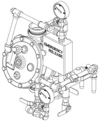 1-1/2" And 2" Model J Flow Control Valve Vertical Trim