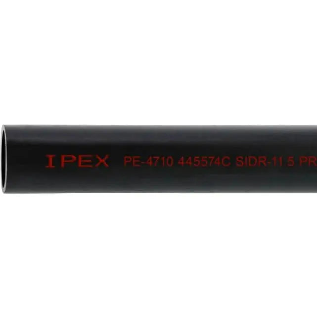 1-1/4" X 25' Schedule 40 Polyethylene Black Pipe for Sprinkler Systems