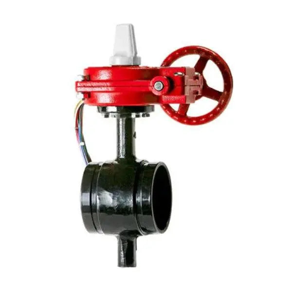 10" Grooved Butterfly Valve Norm Closed Fire Protection