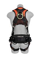 Frontline 100CTB Combat Construction Full Body Harness with Tongue Buckle Legs and Trauma Straps 3X/4X