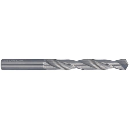 118 Degree Solid Carbide Jobber Length Drill Cleveland 1727 Bright Carbide RHS/RHC 1/16