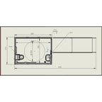 10ft Handicap-Accessible Portable Toilet