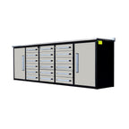 10ft Garage Storage Cabinet with 18 Drawers & 2 Cabinets