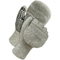 Cold Weather Mittens, PVC Dotted Palm, Gray, XL