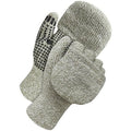 Cold Weather Mittens, PVC Dotted Palm, Gray, XL