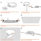 Yescom 18W LED Canless Light Recessed Ceiling Light w/ Driver 1440LM