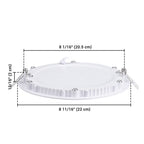 Yescom 18W LED Canless Light Recessed Ceiling Light w/ Driver 1440LM