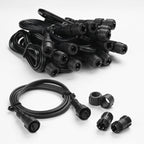DELight Rope Light Connectors for LED 120V 2 Pin 13mm