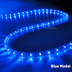 Yescom 150ft Blue LED Rope Light Outdoor for Deck