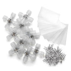 DELight Rope Light Connectors for LED 120V 2 Pin 13mm