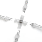 DELight Rope Light Connectors for LED 120V 2 Pin 13mm