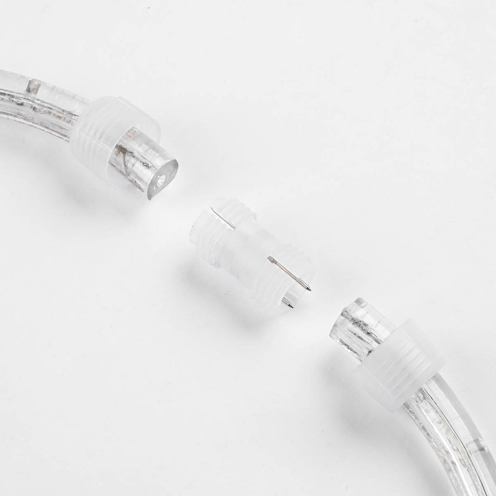 DELight Rope Light Connectors for LED 120V 2 Pin 13mm