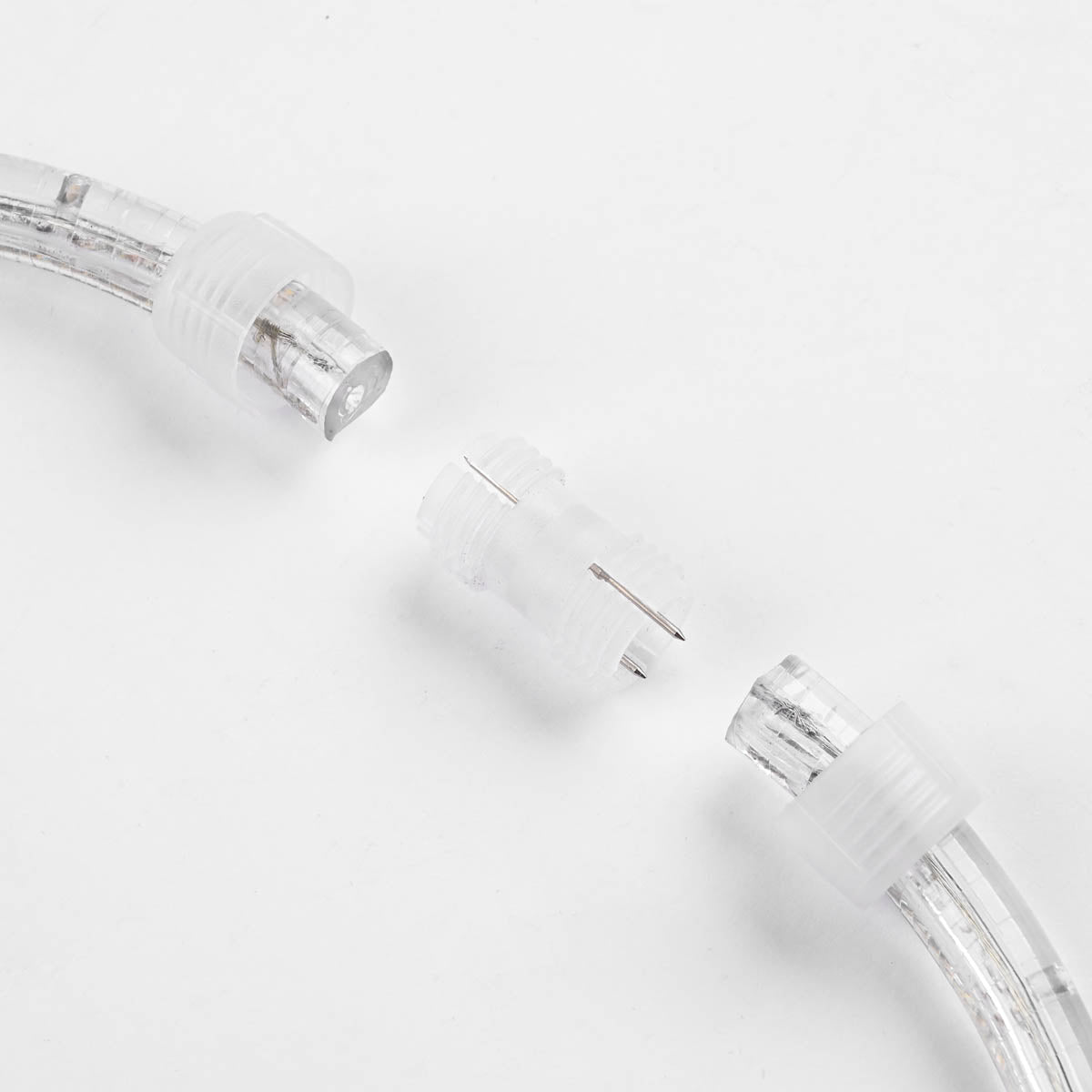 DELight Rope Light Connectors for LED 120V 2 Pin 13mm
