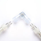 DELight Rope Light Connectors for LED 120V 2 Pin 13mm