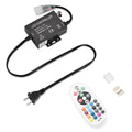 Yescom 110V LED Controller & RF Remote for Neon Rope Light RGBW