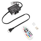 Yescom 110V LED Controller & RF Remote for Neon Rope Light RGBW