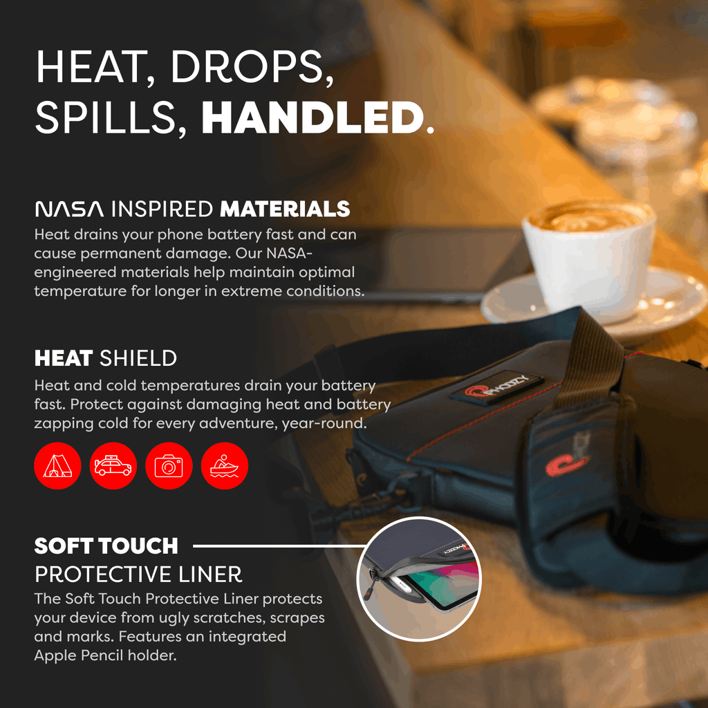 Tablet, Laptop, Starlink Mini Capsule - Heat & Cold Protection