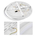Yescom Modern Circle Ceiling Flush Light with Remote