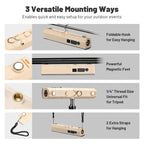 Yescom Rechargeable Magnetic Work Light w/ Flashlight for Garage