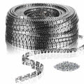 Yescom 328ft 6x12mm Stainless Steel Flexible Clip Channel - For 2700K Neon
