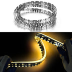 Yescom 328ft 6x12mm Stainless Steel Flexible Clip Channel - For 2700K Neon