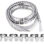 Yescom 328ft 8x11mm Stainless Steel Flexible Clip Channel - For RGBW Neon