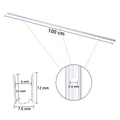 Yescom Aluminium LED Channel Track 6x10mm for 2700K Neon Rope Light