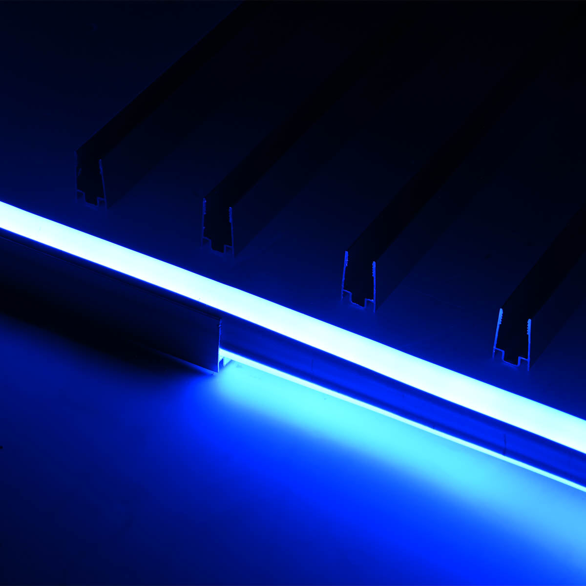 Yescom Aluminium LED Channel Track 8x12mm for RGB Neon Rope Light