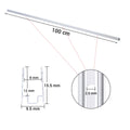 Yescom Aluminium LED Channel Track 8x12mm for RGB Neon Rope Light