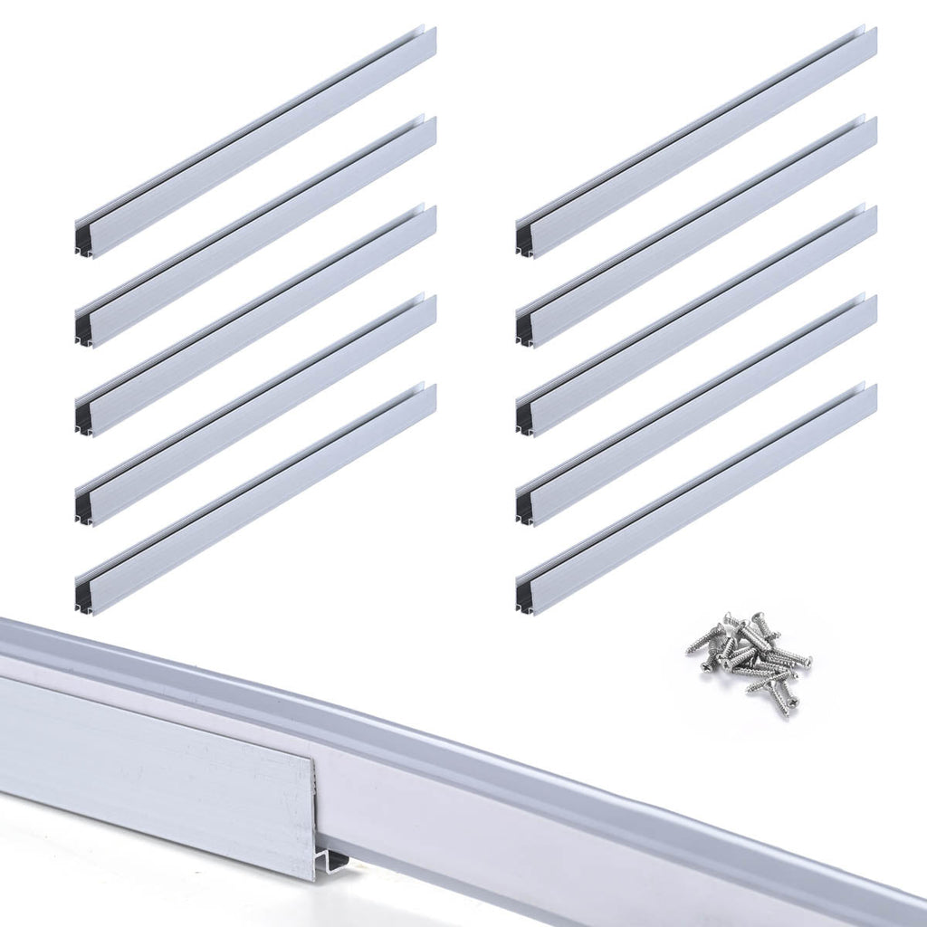 Yescom Aluminium LED Channel Track 8x12mm for RGB Neon Rope Light