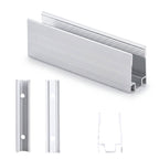 Yescom Aluminium LED Channel Track 8x12mm for RGB Neon Rope Light